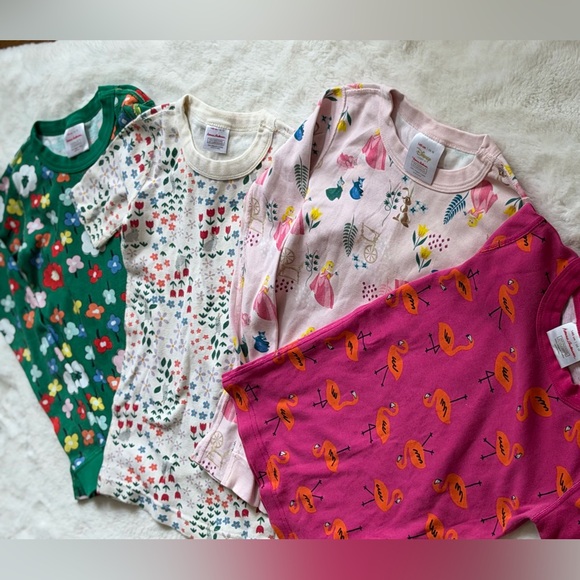 Hanna Andersson Other - Hanna Andersson Set of 4 Girls Pajama Tops Size 10